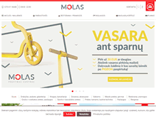 Tablet Screenshot of molas.lt